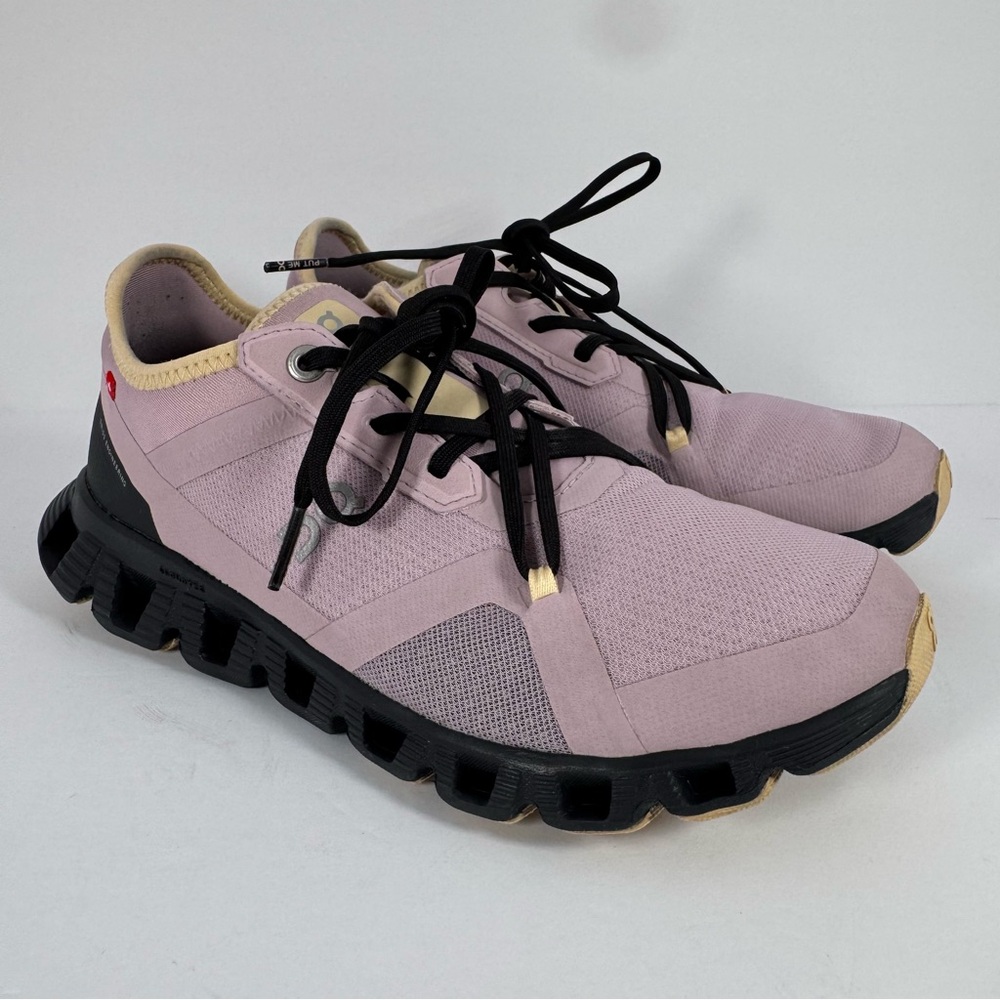 On Running Women's Sneakers in Pink and Black